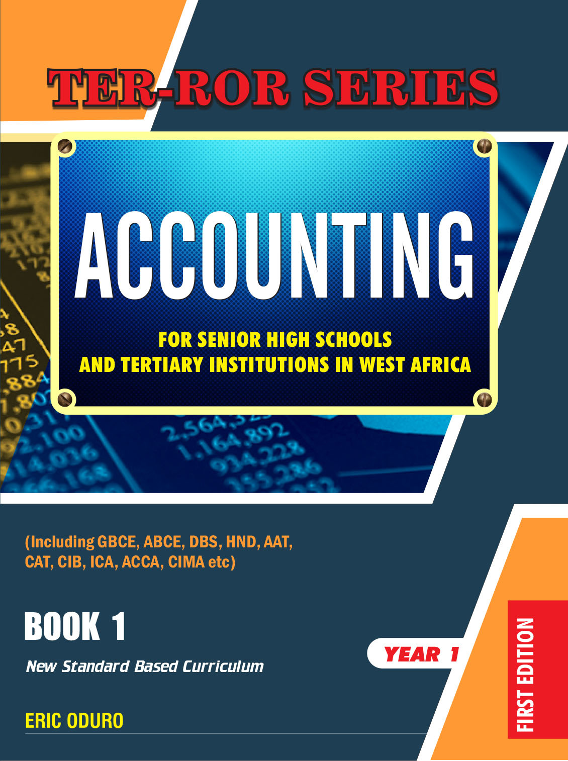 Accounting for Senior High Schools and Tertiary Institutions Book 1 textbook cover